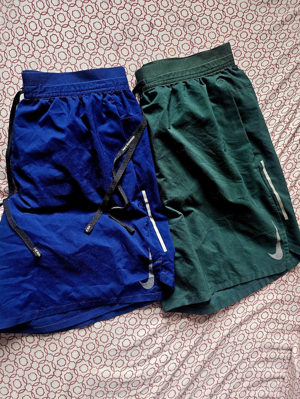 Nike Athletic Shorts Duo - Blue & Green